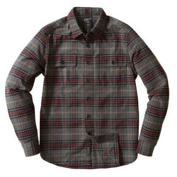 Grayers Other - Grayers Flannel Long Sleeve Button Up Shirt Gray Tartan Plaid